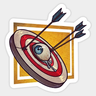 Bullseye Sticker